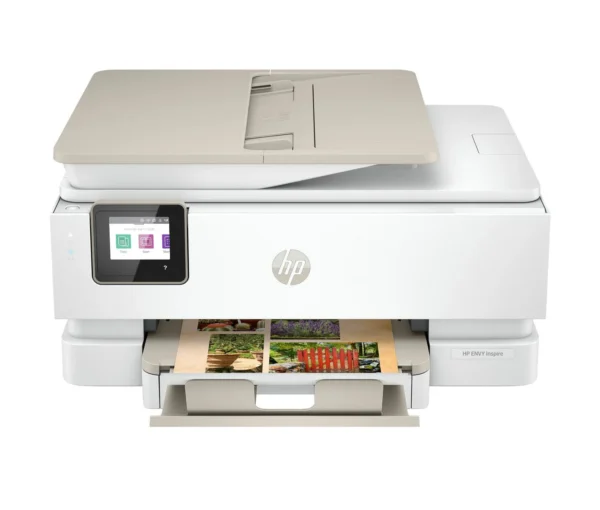 HP Envy 7955e printer with photo output tray