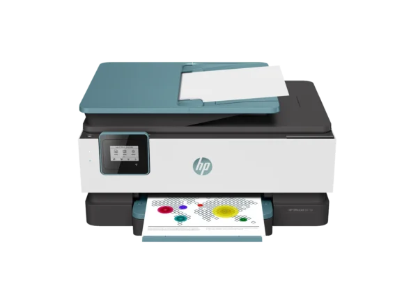 HP OfficeJet 8015e wireless all-in-one printer with color map output
